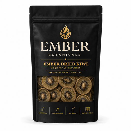Premium Dried Kiwi Garnish for Cocktails