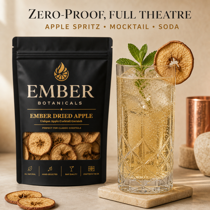 Premium Dried Apple Slices for Cocktails