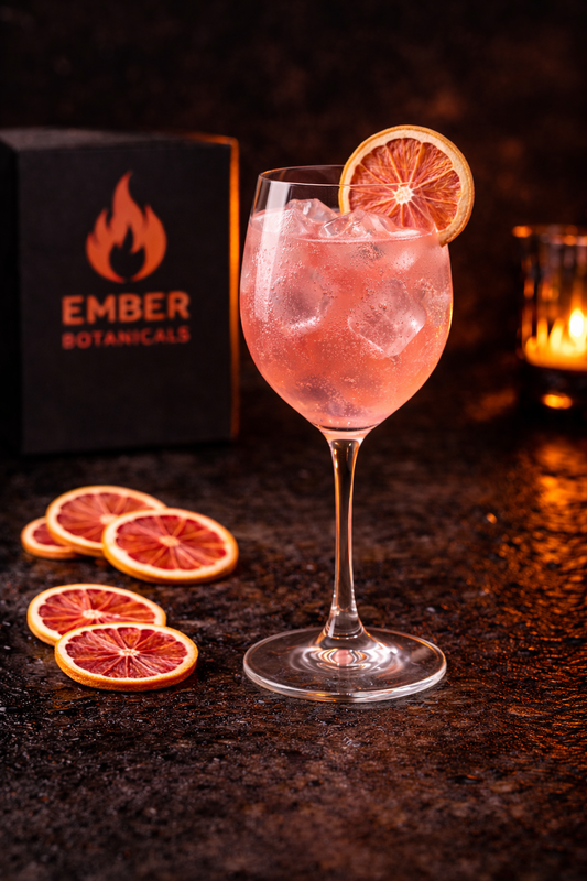 Premium Dried Blood Orange Wheels for Cocktails