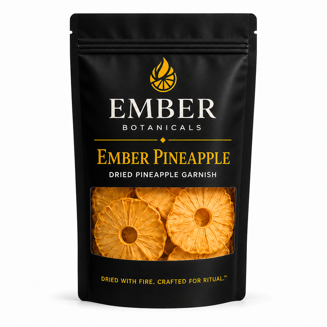 Premium Dried Pineapple Garnish for Cocktails