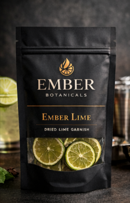 Premium Dried Lime Wheels for Cocktails
