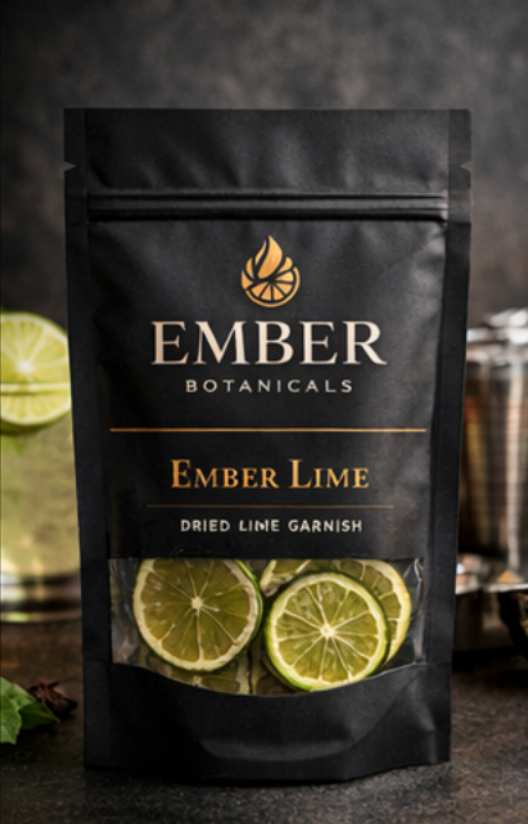 Premium Dried Lime Wheels for Cocktails
