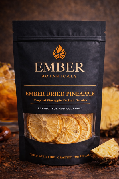 Premium Dried Pineapple Garnish for Cocktails