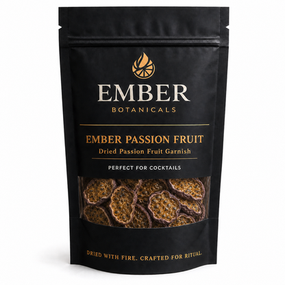 Premium Dried Passion Fruit Garnish for Cocktails