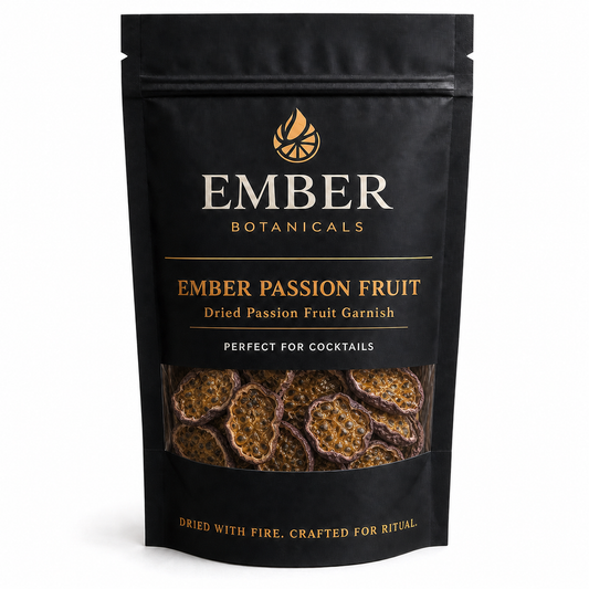 Premium Dried Passion Fruit Garnish for Cocktails
