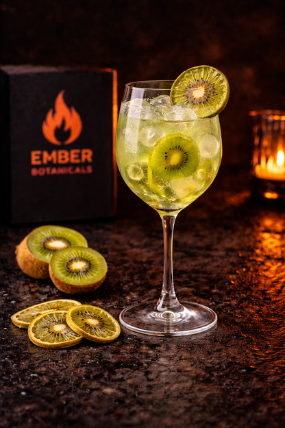 Premium Dried Kiwi Garnish for Cocktails