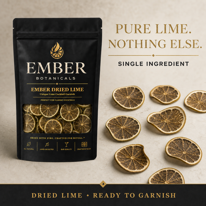 Premium Dried Lime Wheels for Cocktails