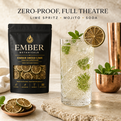 Premium Dried Lime Wheels for Cocktails