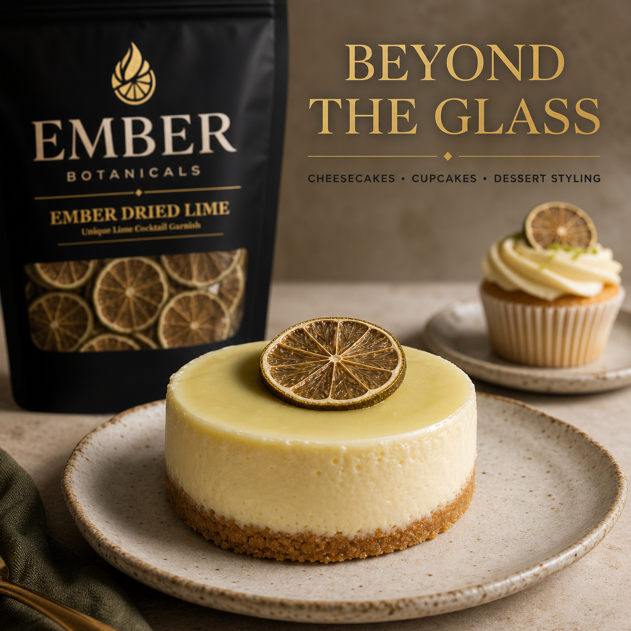 Premium Dried Lime Wheels for Cocktails