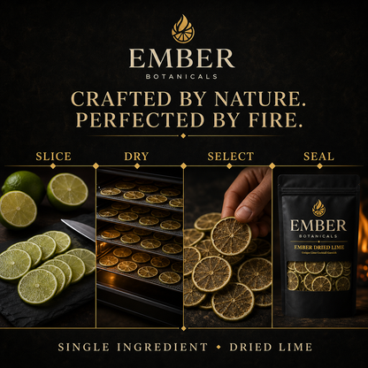 Premium Dried Lime Wheels for Cocktails