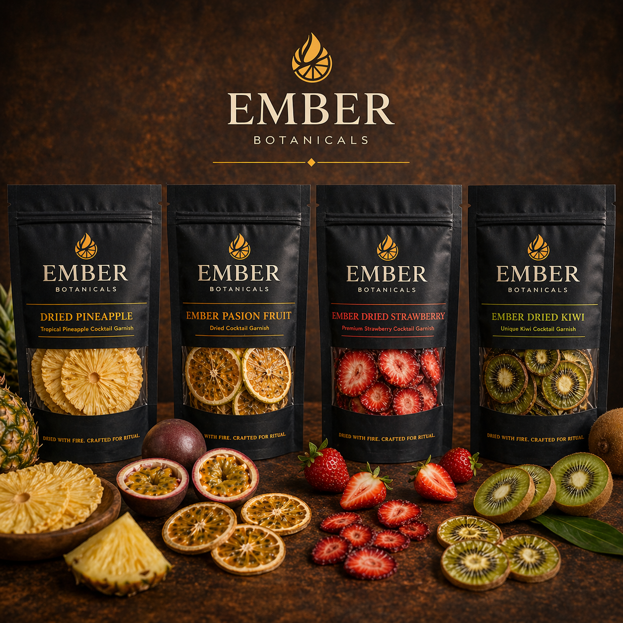 Tropical Garnish Pack – Premium Cocktail Kit (Save £17)